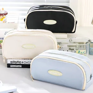 High capacity pencil case for high school students, simple instagram style 8 Main Sales Case Case - №6