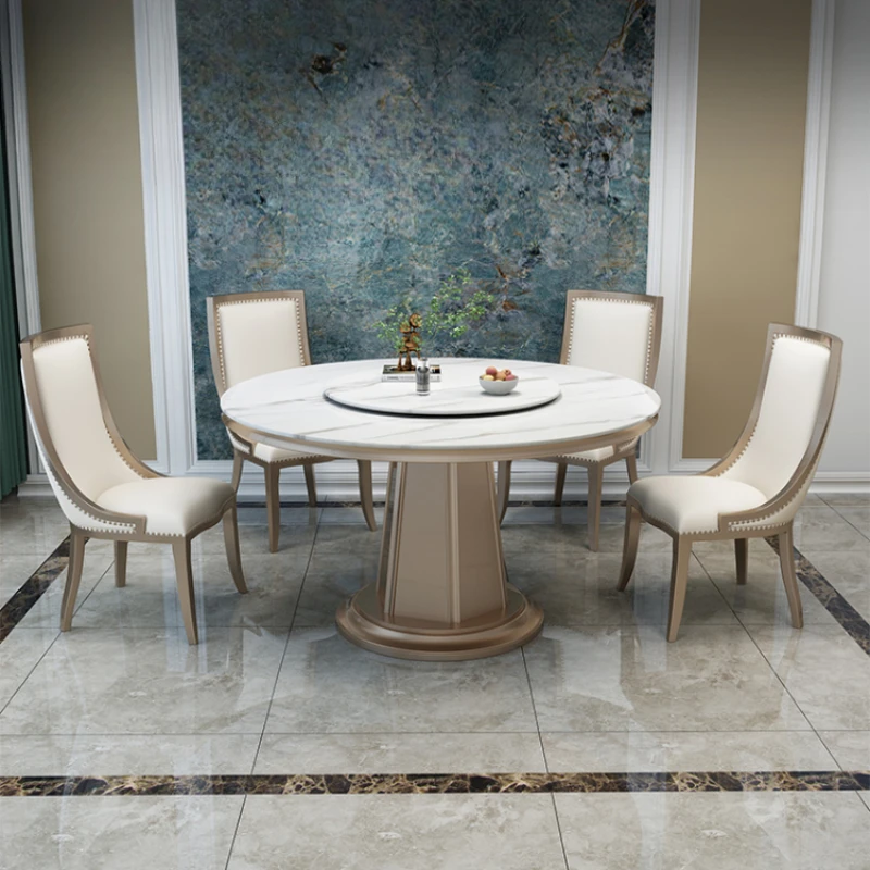 

Table Chairs Kitchen Living Reception Tables Sedentary Luxury Dining Designer Coffee Round Bord Bwrdd Marble Room Cafe Simple