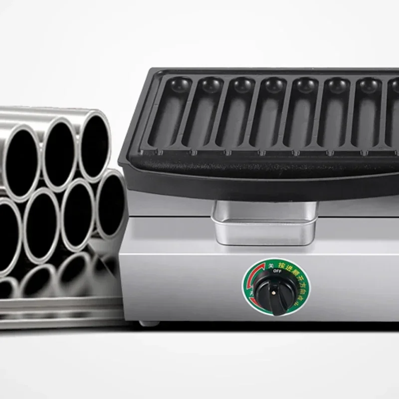 1pc Electric Commercial Stall Sausages Machine, 16 Tubes Of Gas, Hand-made Sausages Electromechanical French Sausages Stove