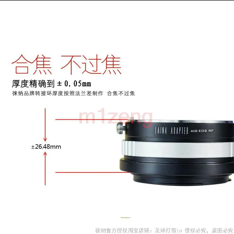 NG-EOSR Adapter Ring for NIKON N/G mount Lens to canon RF mount EOSR R50 R10 R8 R7 R6II R6 R5C R3 RP R5 full frame camera