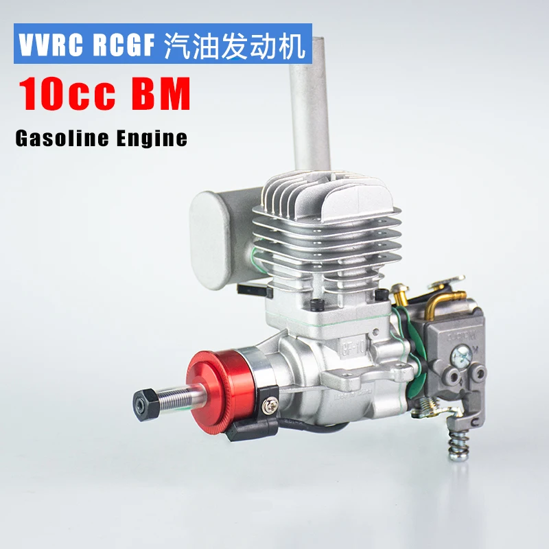 

RCGF 10cc Side Exhaust Gas Engine New Version, with Walbro Carb for Sport RC Models
