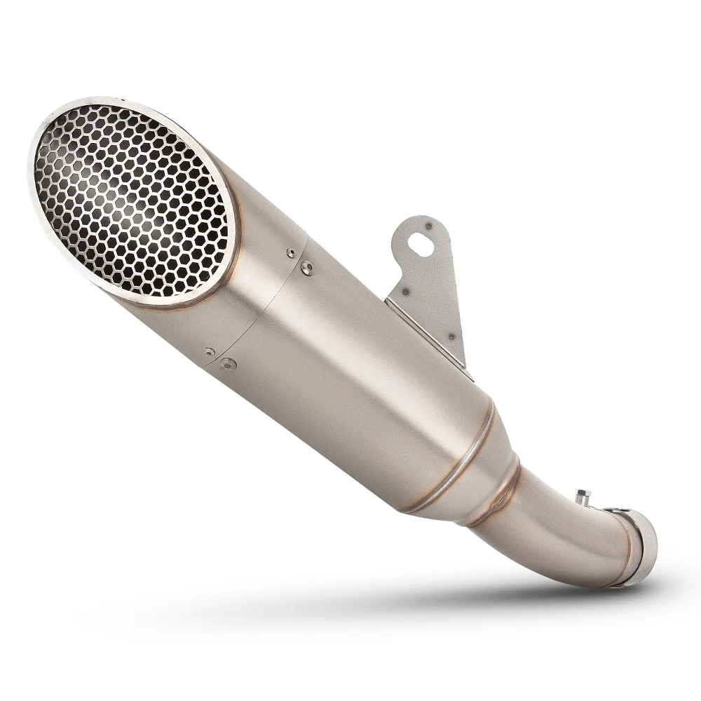 

STLFFor YAMAHAs YZF R3 R25 MT03 2015-2024 Motorcycle Exhaust Escape Modify Slip on Line Muffler Tail Pipe Connect Original Inter