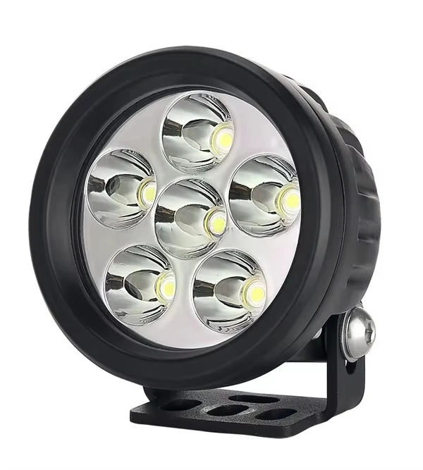 Truck Boat Off Road Tractor Round Spot 12V 24V 18W LED Working Lights IP68 18W LED Driving Light/2pcs