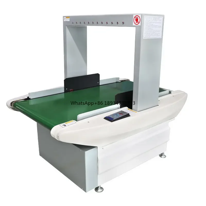 Automatic Fabric Conveyor Belt Broken Needle Detector Machine Price Garment Pants Toys Metal Detector