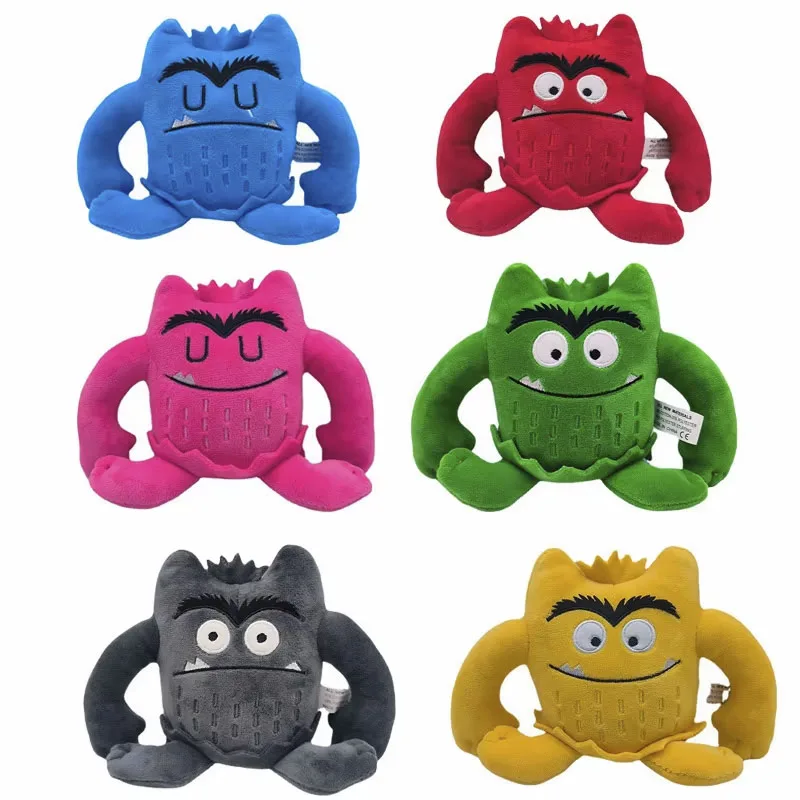 

15cm Kawaii Colorful Monster Plush Toy Party Decor Kids Baby Appease Pillow Plush Doll Stuffed Toys For Children Birthday Gifts