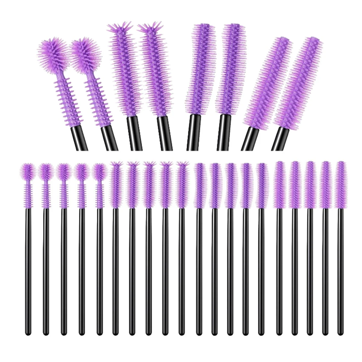 40 Pcs Nook and Cranny Sewing Machine Cleaning Brushes, Reusable Silicone Dense Bristles Cleaning Brushes