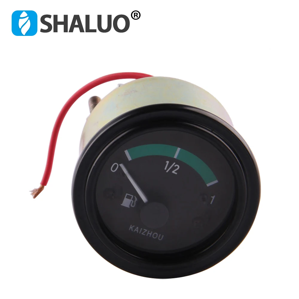 DC12V 24V Diesel Generator Fuel Level Gauge Llight 55MM Size Match With liquid float Oil Level Sensor