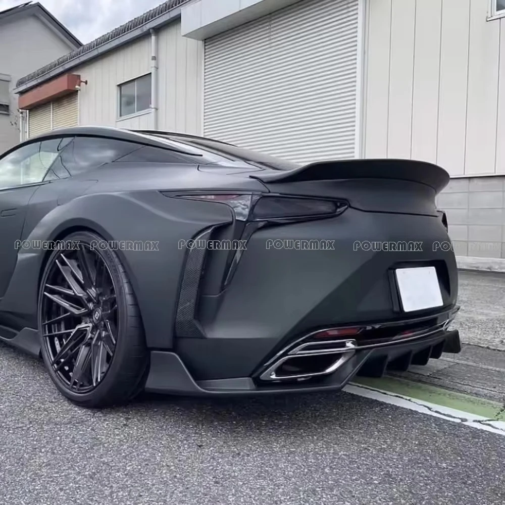 Wholesale for Lexus LC500 500H Rear Spoiler Carbon Fiber Dry Wing Bodykit with New Clips Upgrade Bumper and Rear Wing