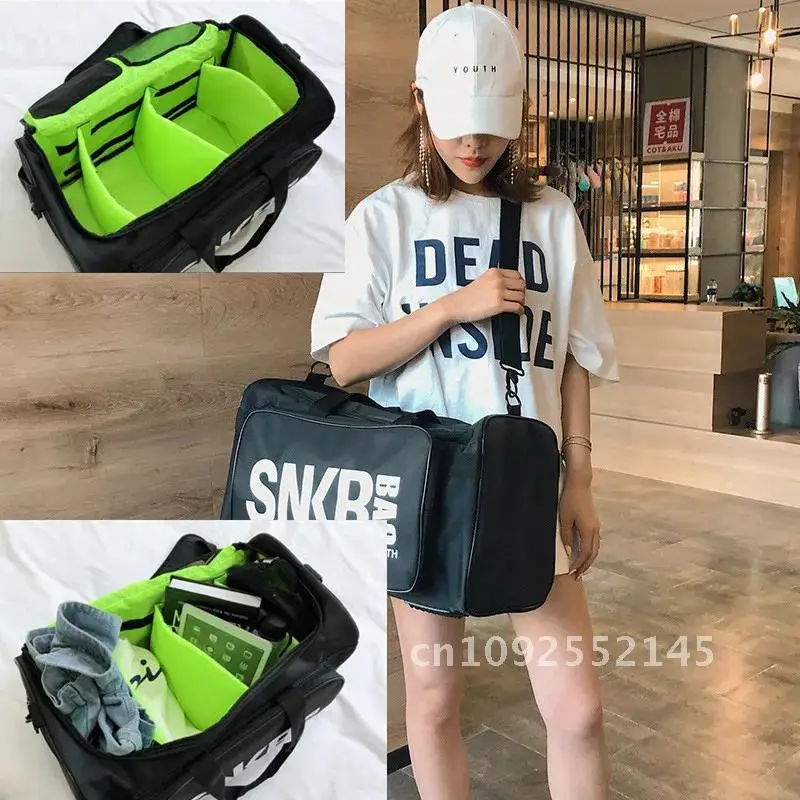 

Large Multiple Compartment Sport Training Waterproof Bags Men Sneaker Bag Shoe Cube Gym Shoulder bolso Packing Organizer Bag Gym