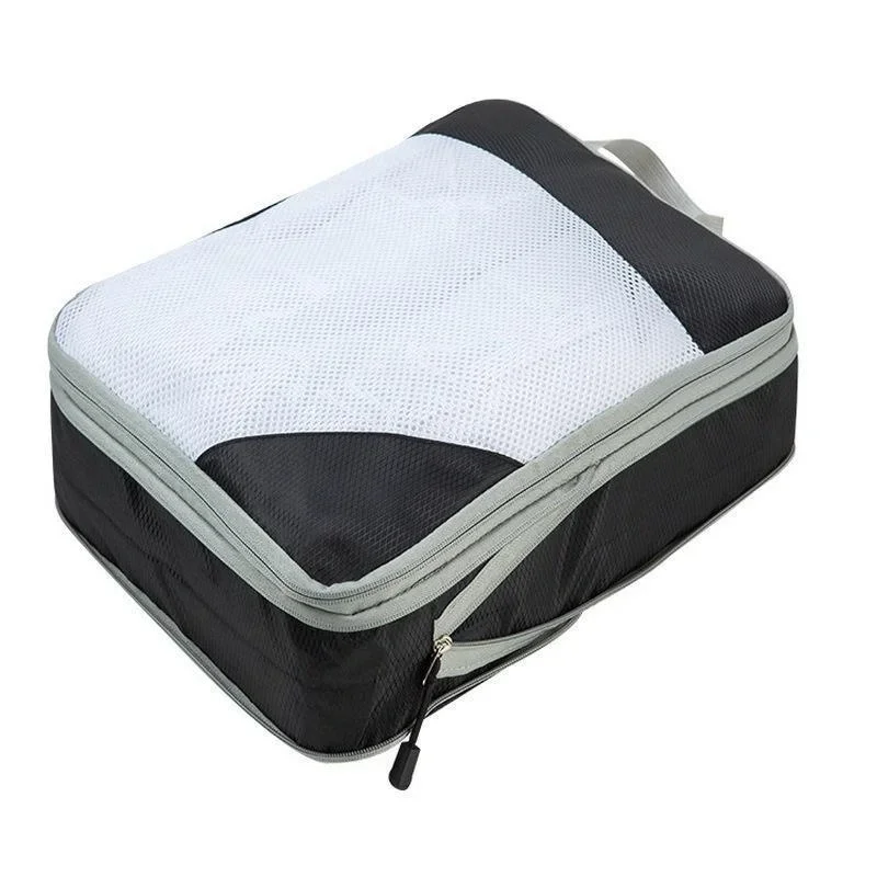 Compression Packing Cubes 4pcs/set Travel Storage Bag Suitcase Packing Mesh Bags for Clothing Underwear Shoes