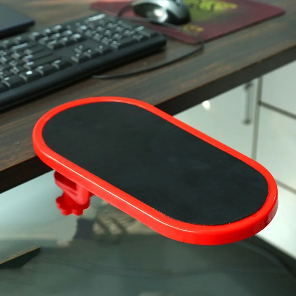 Staffa per mano per computer, bracciolo, supporto per gomito, cuscinetti di estensione per desktop, supporto per tavolo per computer, ergonomico regolabile