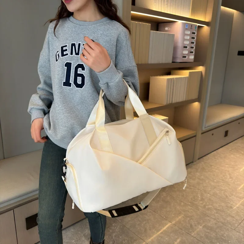 Oxford Solid Top-Handle Bags Ladies Bags on Sale 2023 High Quality Autumn High-capacity Casual Tote Zipper Travel Handbag