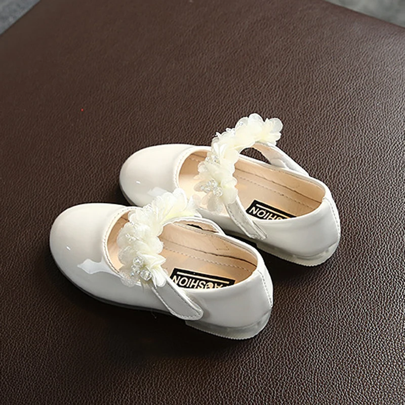 New Spring Girls Shoes Princess ballerine Dance Party scarpe da sposa strass scarpe per bambini per bambini di 3-12 anni