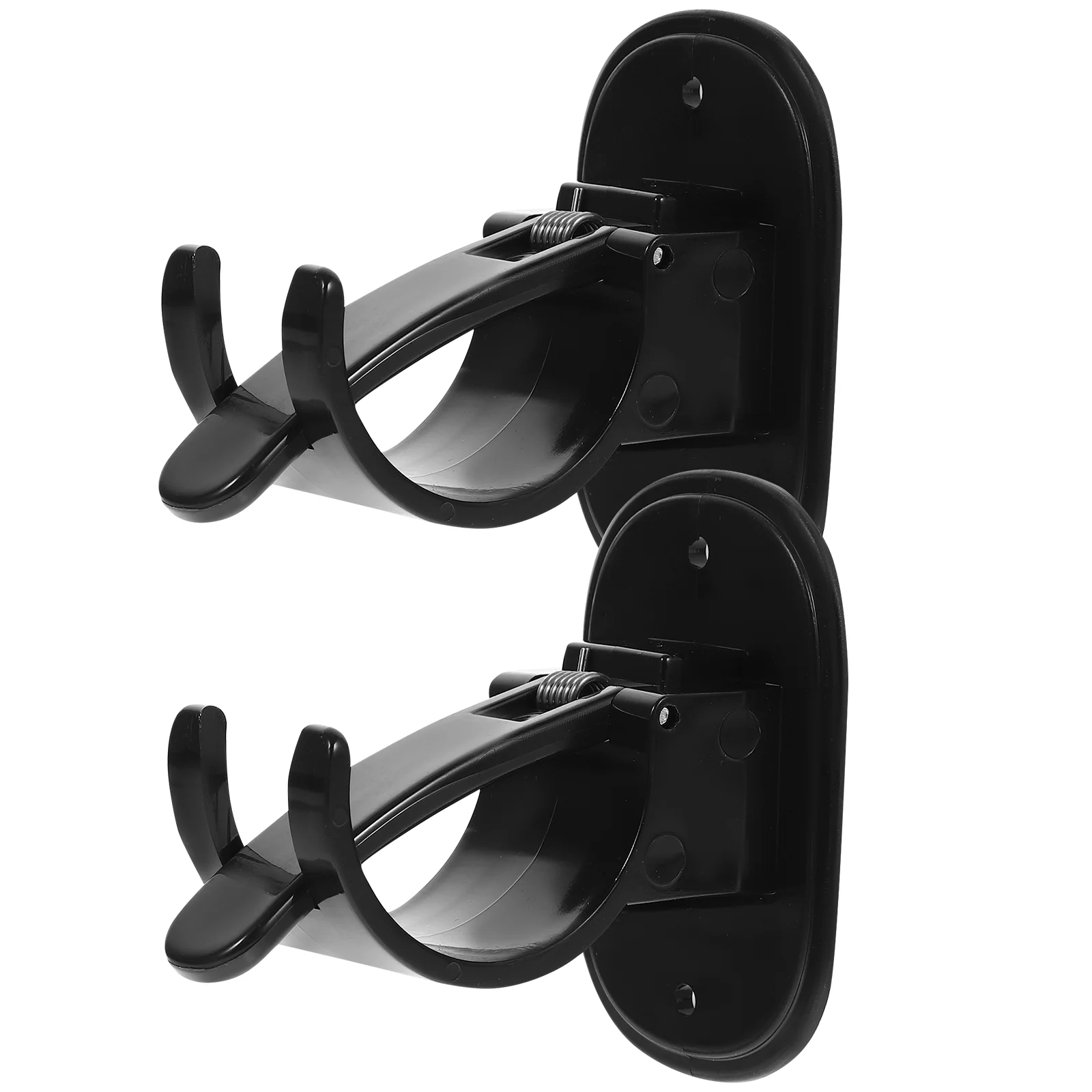 2 Pcs Curtain Rod Holders No Drilling Towel Bar Hooks for Bedroom Adhesive Bracket Hangers Bathroom Self