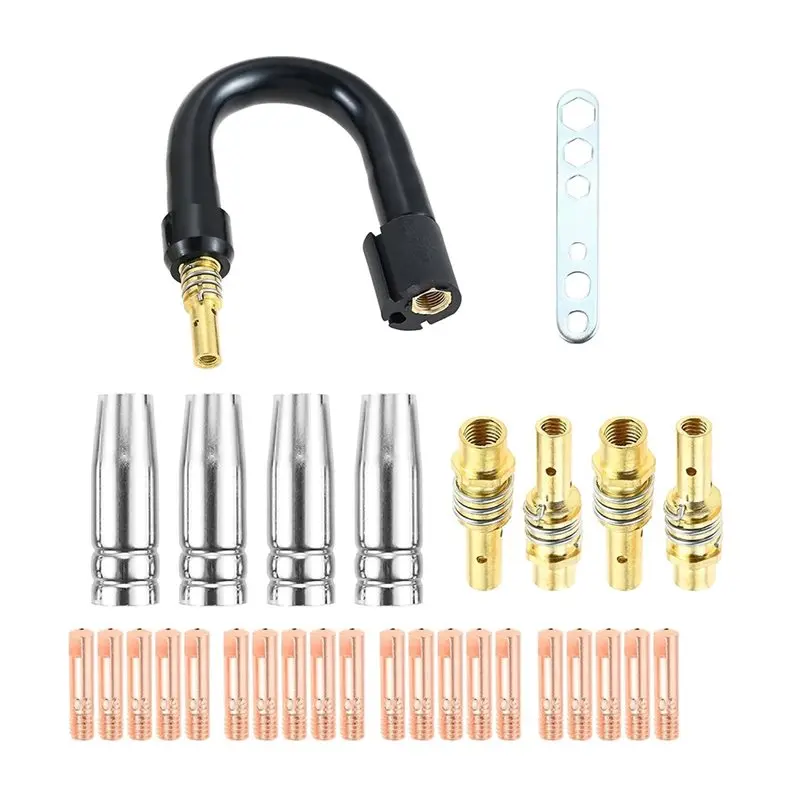 B23B 30PCS 360 Flexible Mig Welding Neck & 0.035