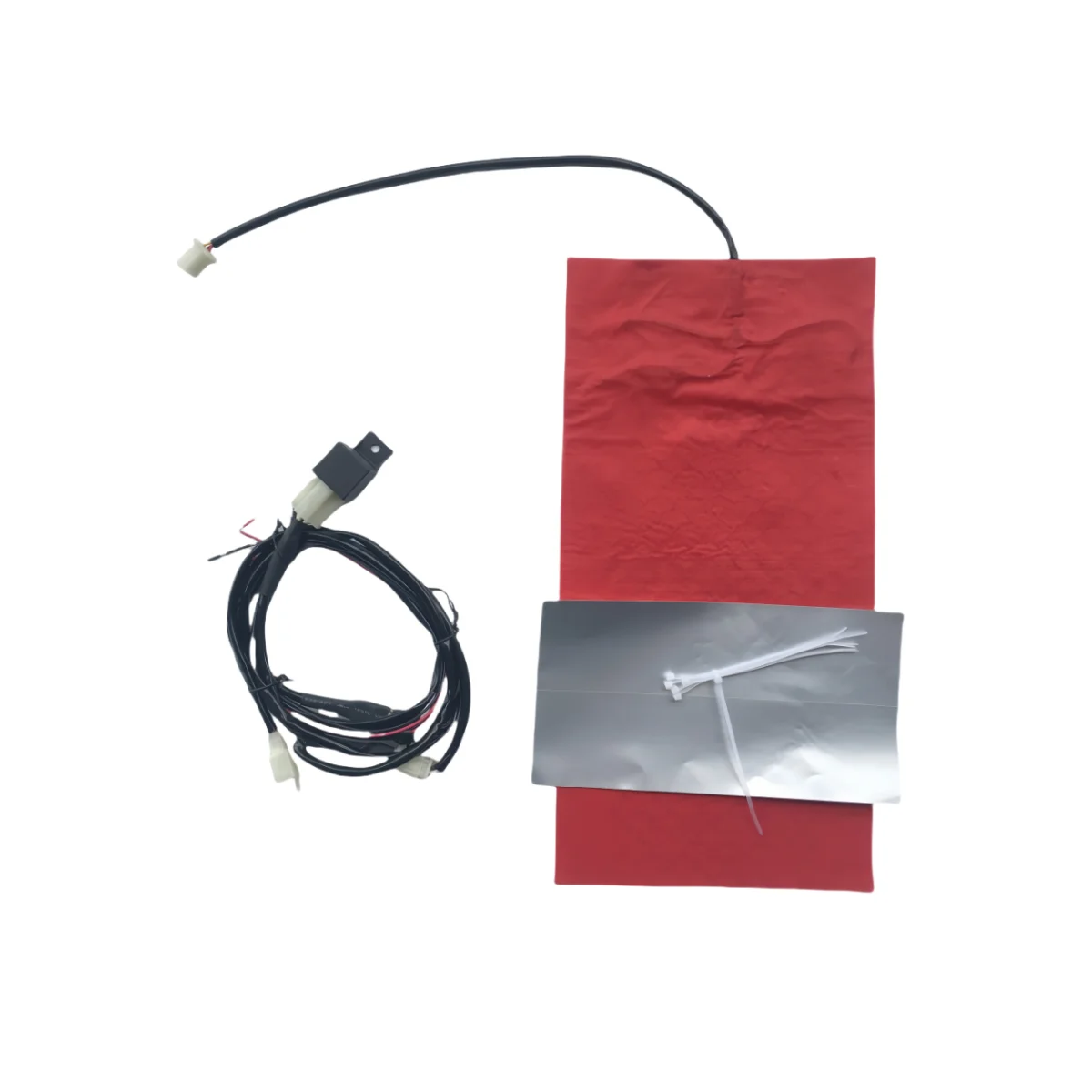 12V Universal Motorcycle ATV UTV E-BIKE round switch Carbon Fiber Waterproof Seat Heater heated pad