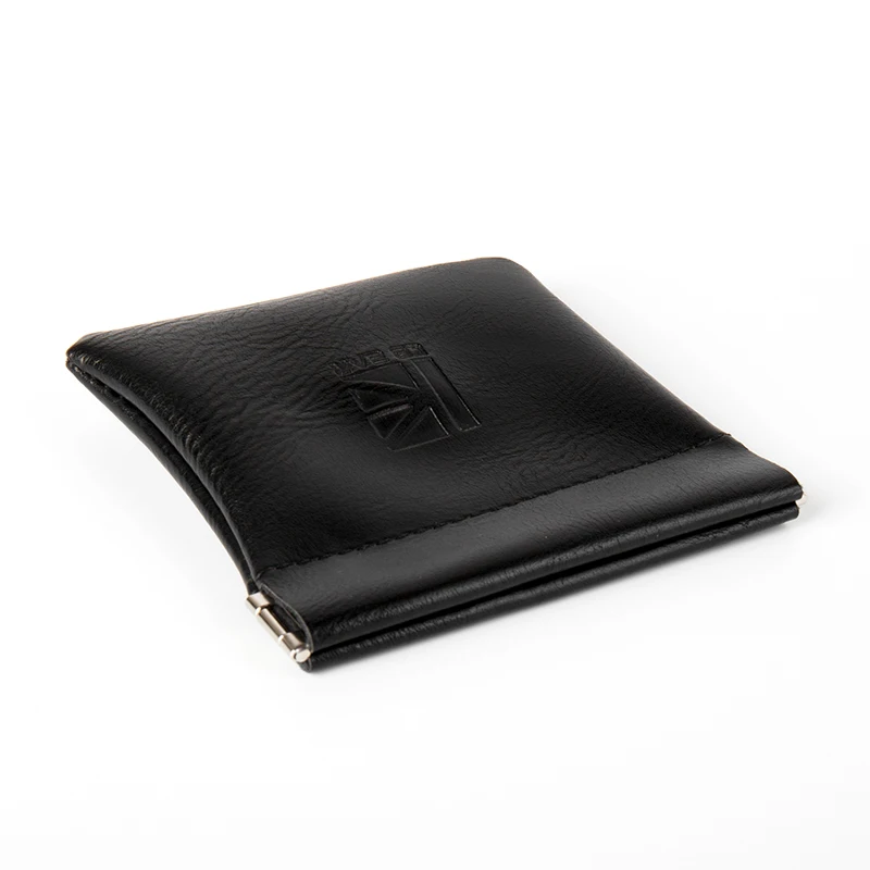 KBEAR casing earphone BP01 02, paket penyimpanan persegi hitam PU, Aksesori casing earbud portabel dengan KB02 EDX PRO ZS12 PRO X