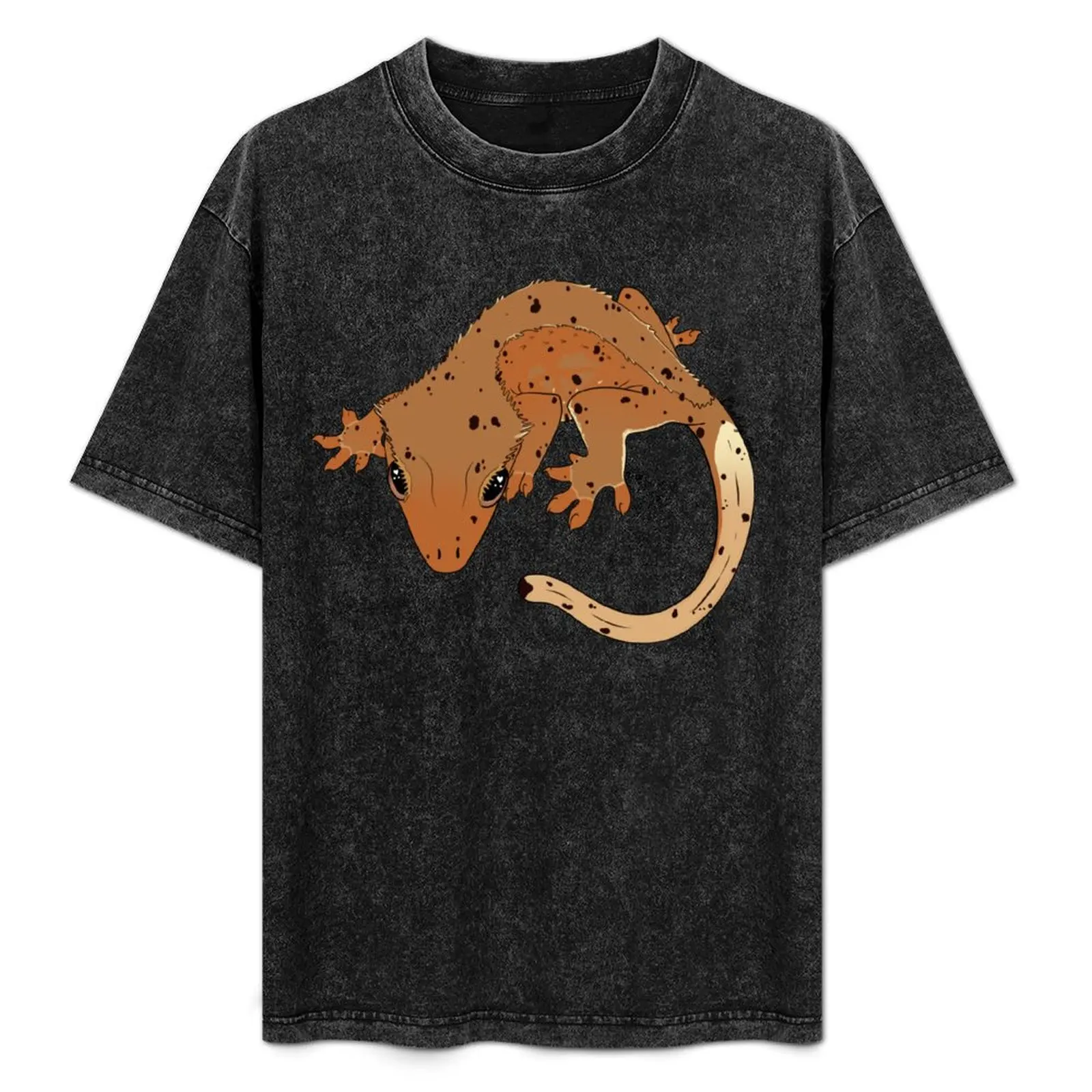 

Red Dalmation Crested Gecko T-Shirt Anti-Wrinkle Short Sleeve T-Shirt