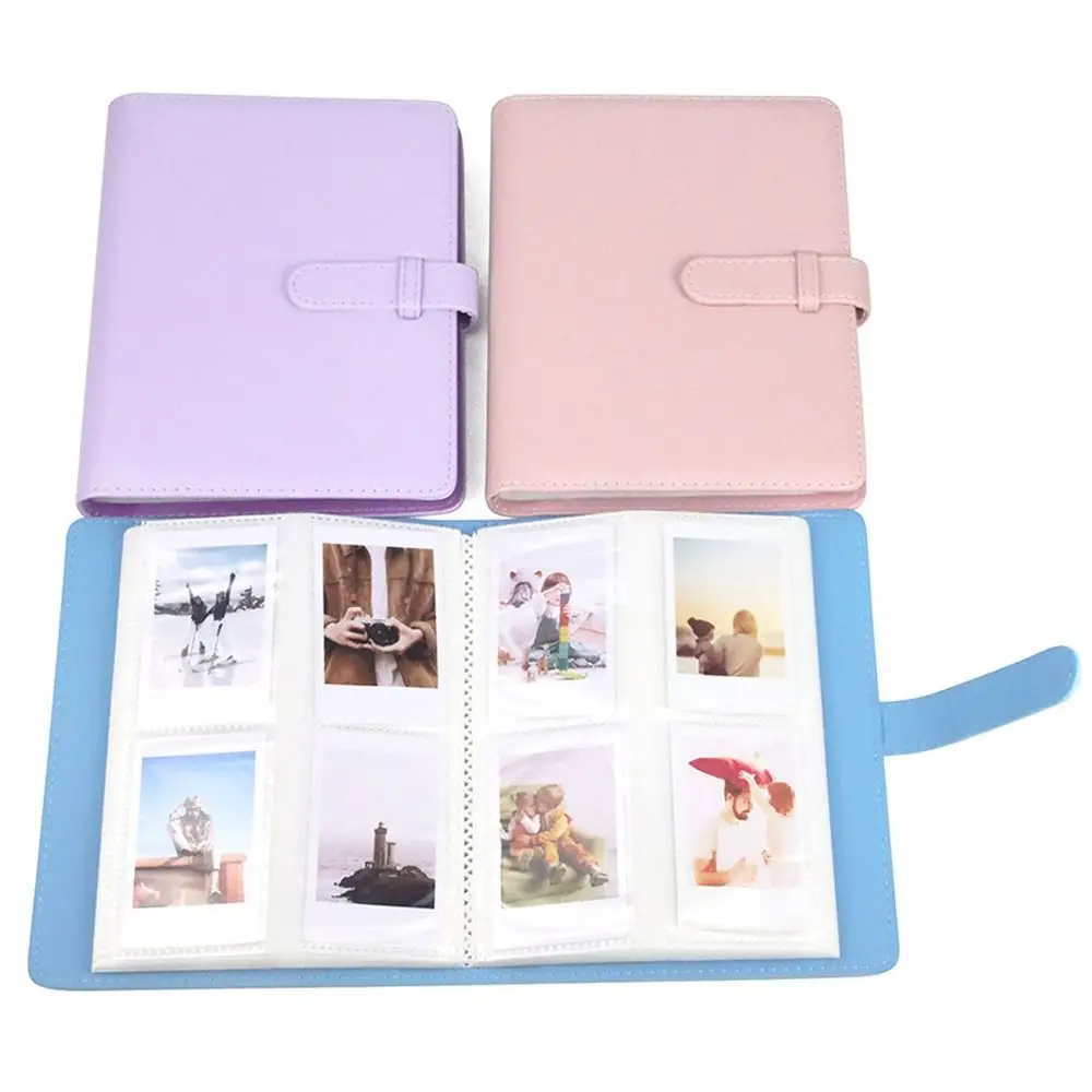 256 Pockets Instant Camera Photo Album PU Leather Large Capacity Memorial Booklet for Polaroid/Fujifilm Instax Mini 12/11/EVO