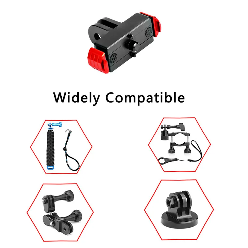 金属製磁気クイックリリースベース,延長マウントアダプター,ホルダー,黒のアクセサリー,gopro hero 13