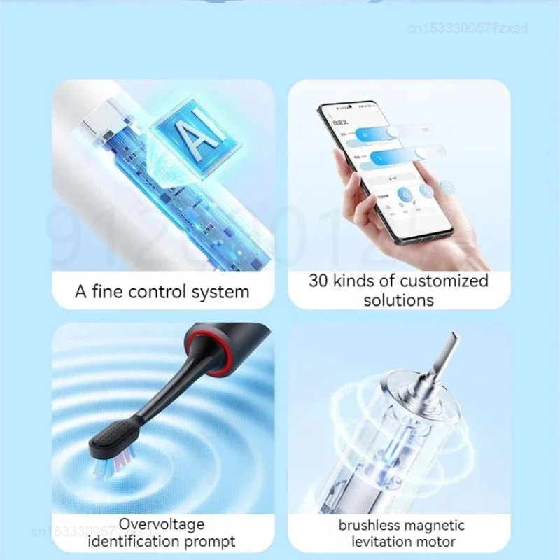 Зубная щетка Xiaomi T501 MIJIA Электрическая зубная щетка Sonic Brush Ультразвуковая IPX7 Водонепроницаемый беспроводной очиститель полости рта