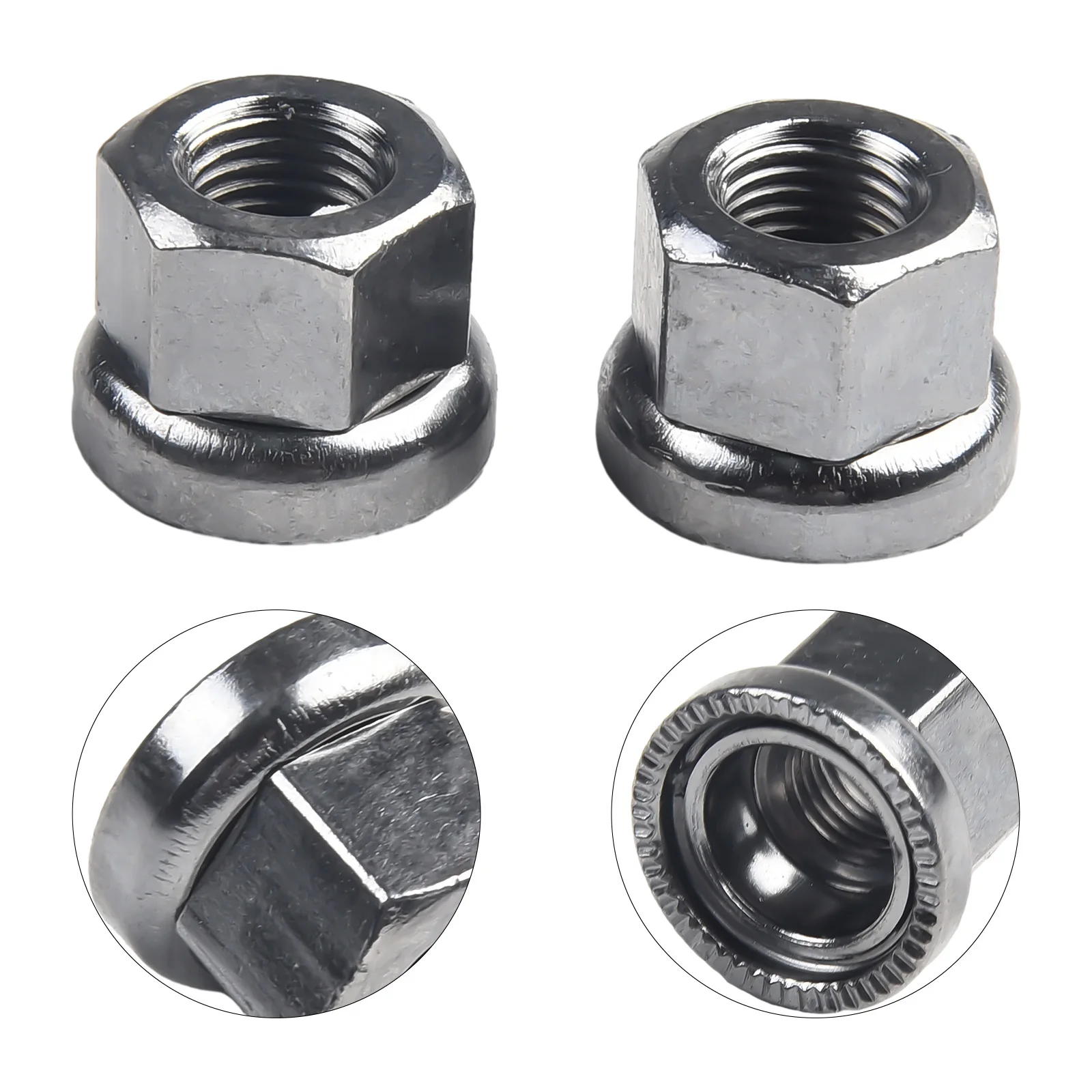 2 PCS Bicycle Wheel Axle Track Nuts Hot Sale For Dead-flying Front/rear Hubs Sizes M9/M10 Bike Part Accessories