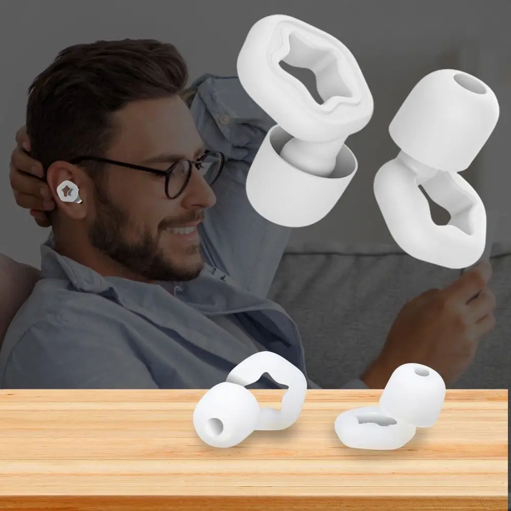 Bouchons d'oreilles en mousse créatifs imperméables, Anti-bruit, réutilisables, pour dormir, étude, protection d'oreille en Silicone, sommeil