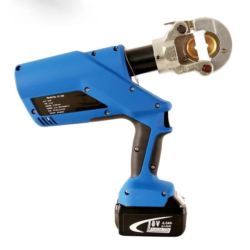 EZ-300 Industrial Portable Hydraulic Crimping Tool Digital Display Rechargeable Cordless Electric for Electrical Work