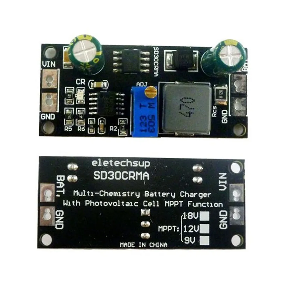 

MPPT Solar Controller 1A 3.2V 3.7V 3.8V 7.4V 11.1V 14.8V Lithium LiFePO4 Titanate Battery Charger Module Battery Charging Board