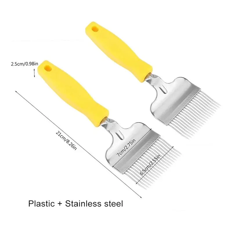 2026 جديد العسل Uncapping شوكة النحل حفظ Uncapping شوكة العسل مشط تربية النحل Uncapping شوكة خلية العسل النازع