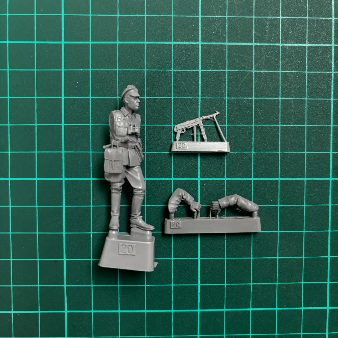 Kit modello non verniciato con figura in resina 1/35, soggetto militare, soldato tedesco, GK non assemblato e non verniciato, 1127R