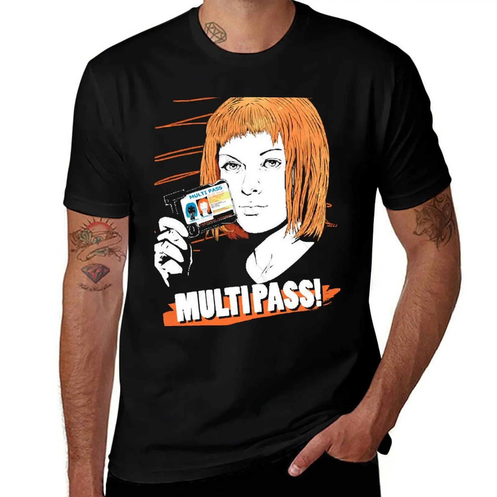 

MULTIPASS! T-Shirt vintage clothes vintage t shirts funny costumes Men's cotton t-shirt