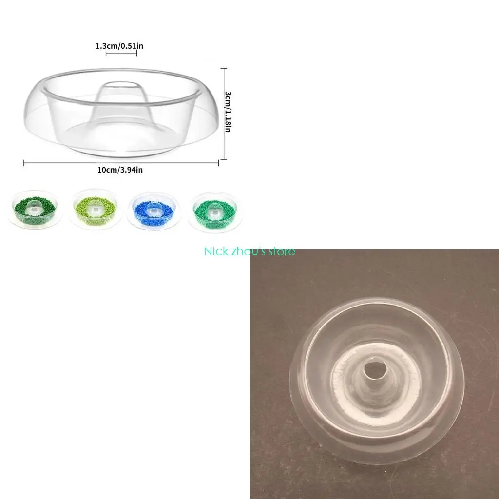 

E15E Быстросменные лотки для бисера, инструмент для изготовления ювелирных изделий, прозрачные сменные чаши для бисера