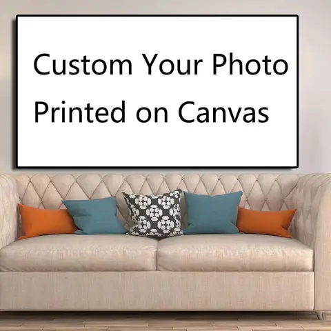 Customized Photos Print Your Pictures Turn Into On Canvas Painting Wall Decor Art Posters For Room Home Decor Cuadros