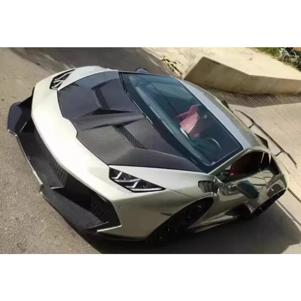 Lightweight Carbon Fiber Hood for Corvette New Style Honeycomb Front Engine Cover with Included Screws