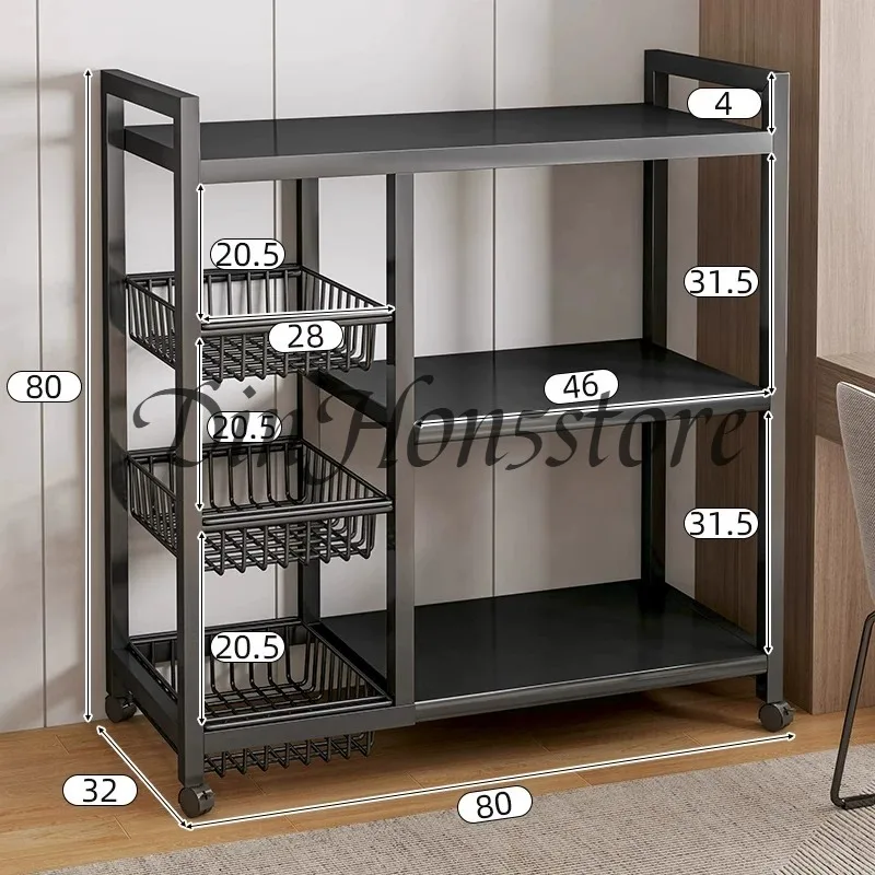 Storage rack, multi-layer wrought iron storage rack, home balcony storage rack, wall-mounted display rack