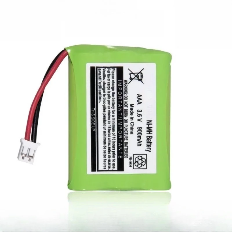 3.6V Ni-MH 900mAh Replacement Battery for Telephone Set Toy Car Children’s Machine Battery Pack Equipment
