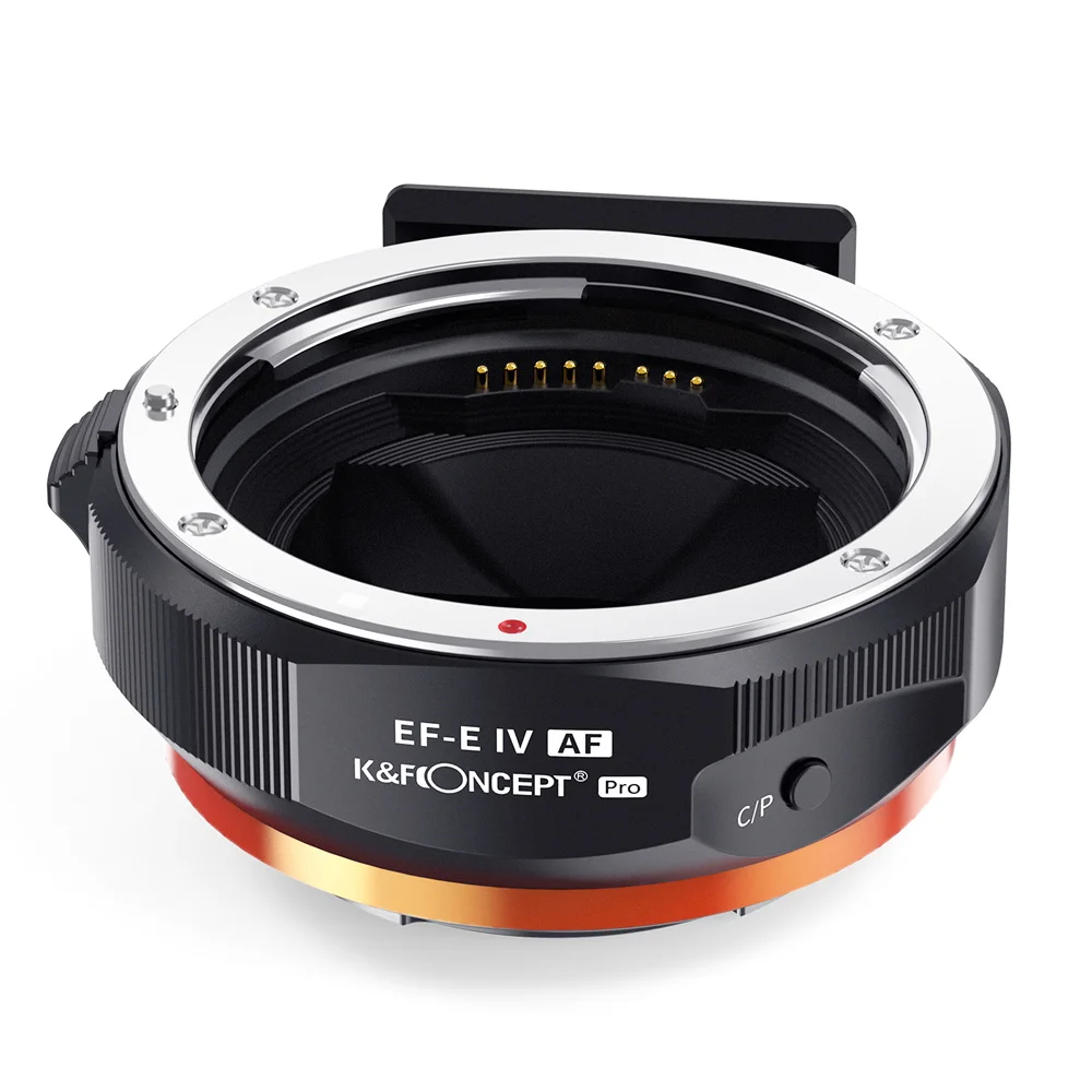 K&F Concept Auto Focus Mount Adapter EF/EF-S to E Electronic Lens Adapter for Canon EF EF-S Mount Lens to Sony E Mount Cameras