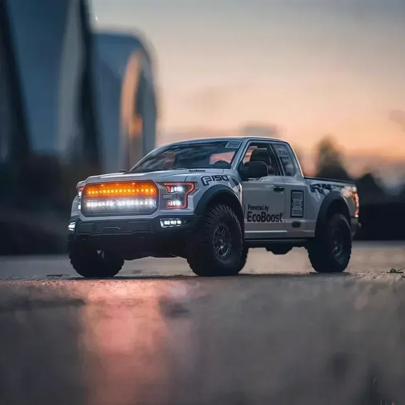 KM Thunder God 1/8 Simulatie Raptor F150 Pickup Afstandsbediening Rc Elektrisch Klimmen Off-road Voertuig Differentieelslot Model