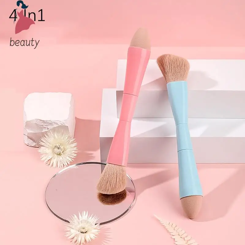 Reis Draagbare Multitasker Beauty Tools Cosmetica Make-Up Borstels Set Afneembare Make-Up Borstel Set Reis Make-Up Borstels