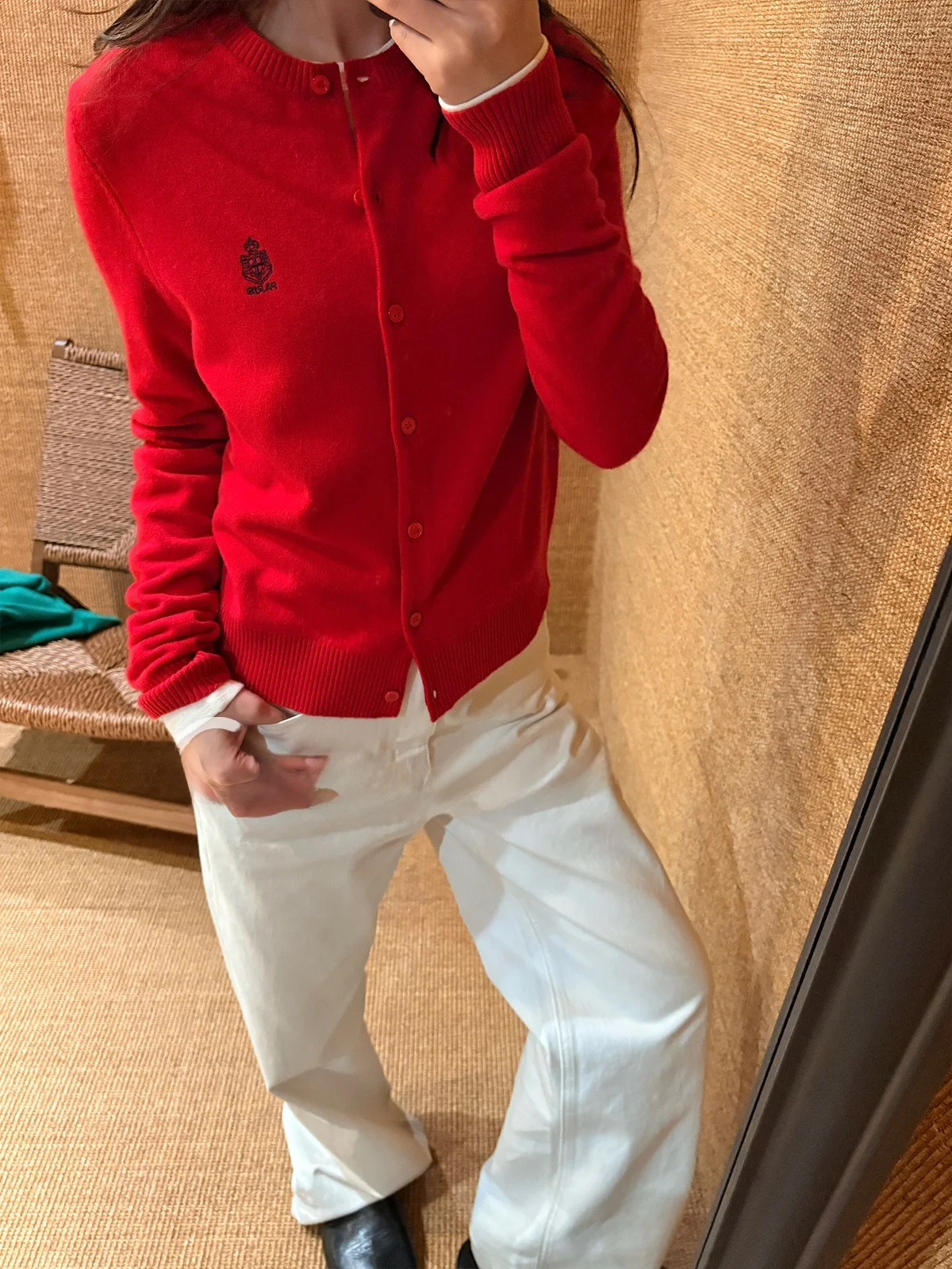 

Однотонный длинный женский свитер-кардиган из 100% шерсти, повседневный, весенний, от бренда ZONE