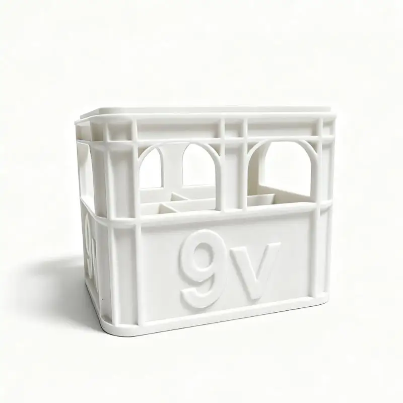 [G332] صندوق تخزين بطاريات قابل للتكديس مطبوع ثلاثي الأبعاد لتقوم بها بنفسك قفص البيرة لسلة تخزين البطاريات رقم 5 AA رقم 7 AAA 18650