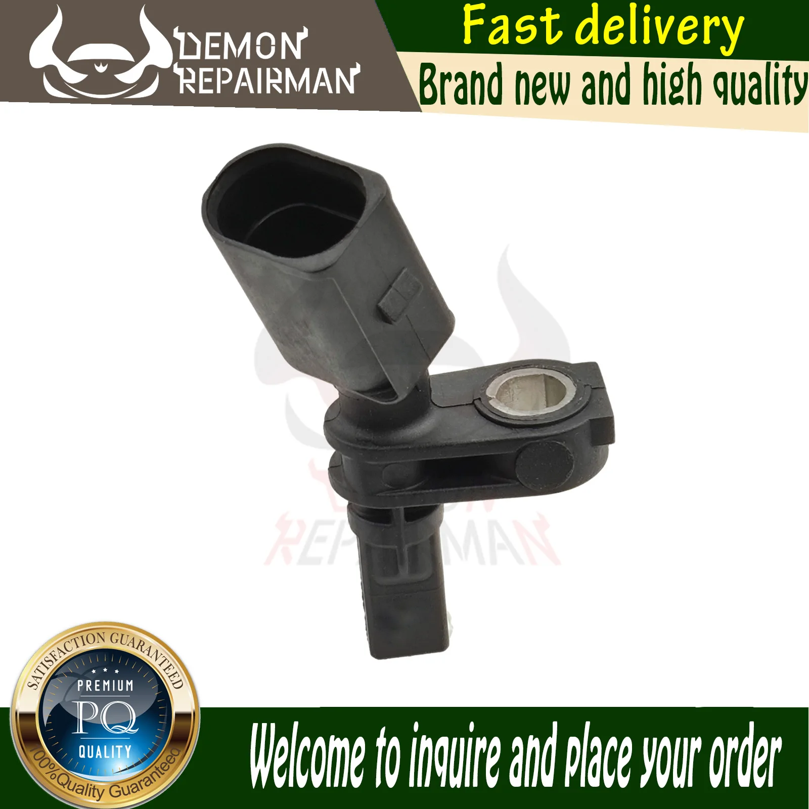WHT003861 New Front Left ABS Wheel Speed Sensor Compatible With Audi A1 Seat CORDOBA 1.4L Ibiza Volkswagen Lupo 1.6L 0986594500
