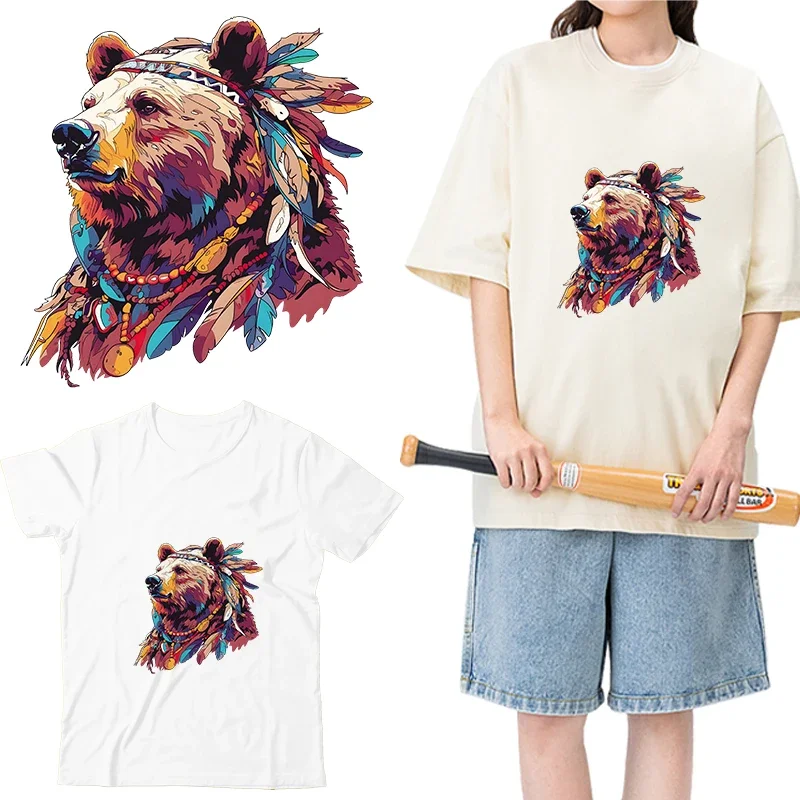 Retro Native Americans iron on heat transfer Heat Transfer On Clothes Iron on transfer dtf Heat Transfer Printing Iron Patch