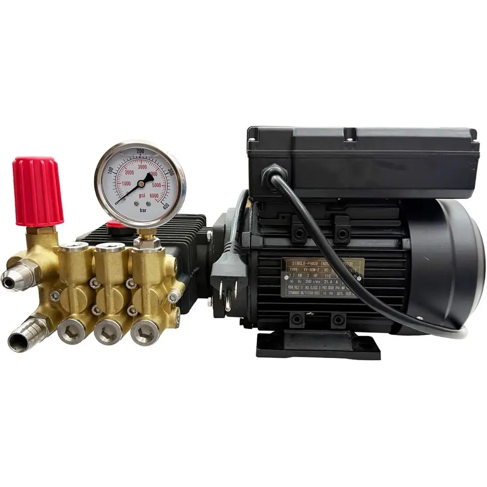 

Портативная электрическая мойка высокого давления для автомобилей, 2800PSI, регулируемая, с пистолетом-распылителем, для чистки автомобилей, 110В 2200Вт