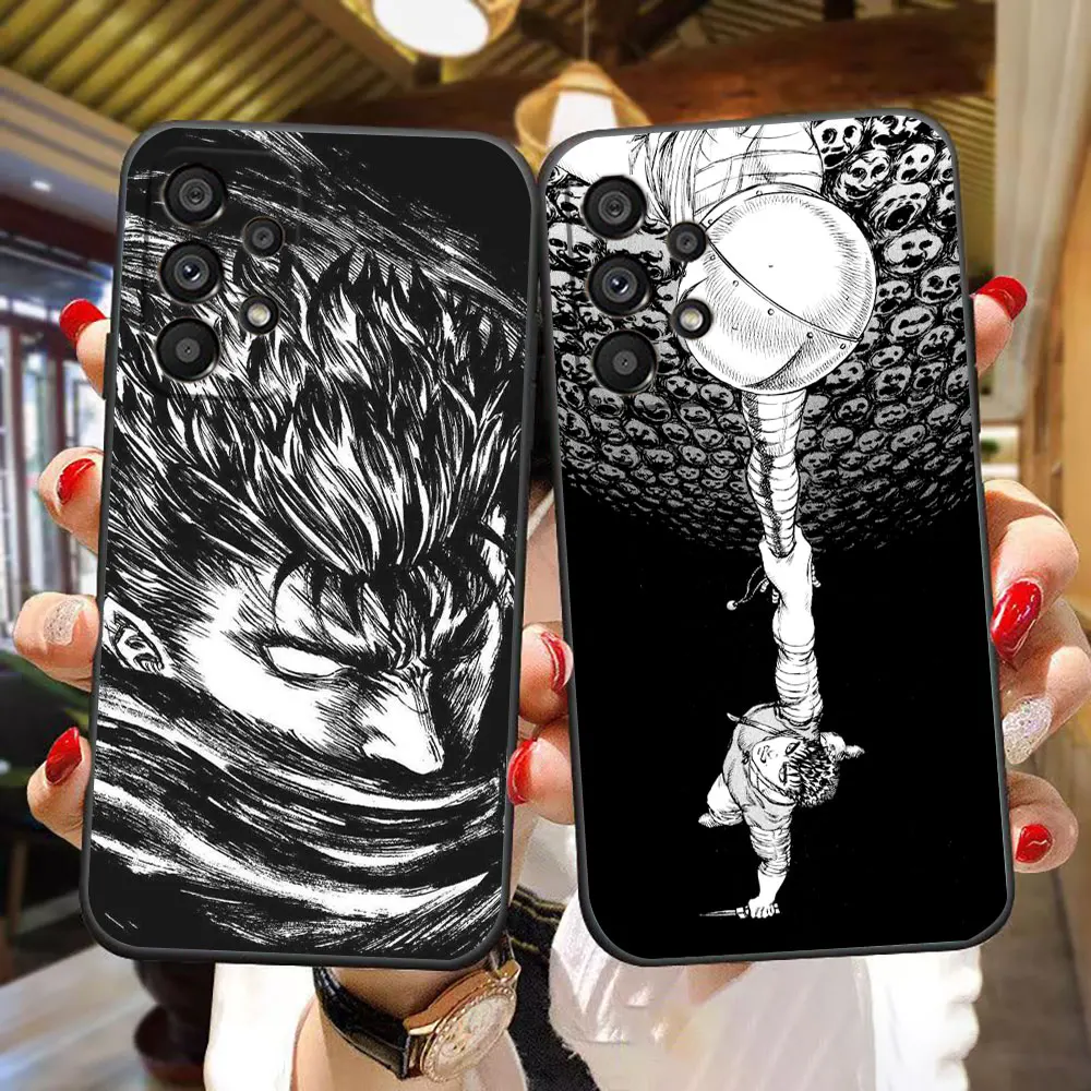 

Berserk Guts Manga Phone Case For Samsung A14 A15 A16 A22 A23 A26 A32 A33 A35 A36 A51 A52 A53 A54 A55 A56 A71 A72 A73 Funda Case