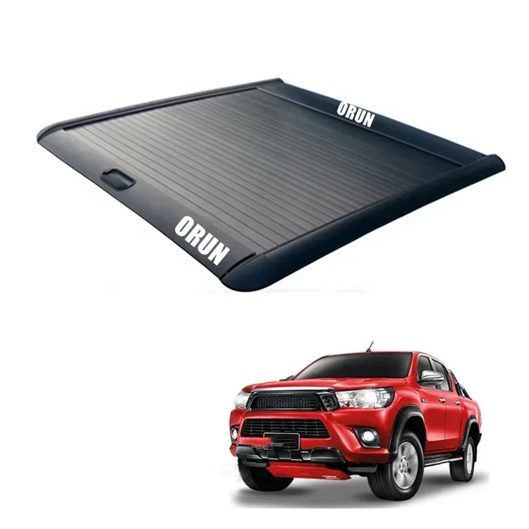 

Manual 4x4 Accessories ALUMINUM Roller Shutter/LID Protection for 2015+ HILUX REVO J-DECK Cars One Model Available