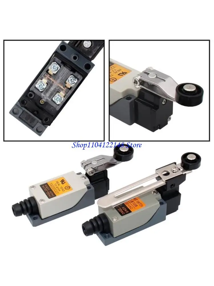 P9FA Sealed Limit Switch 5A 250VAC Metal Roller Travel Switch IP65 Waterproof