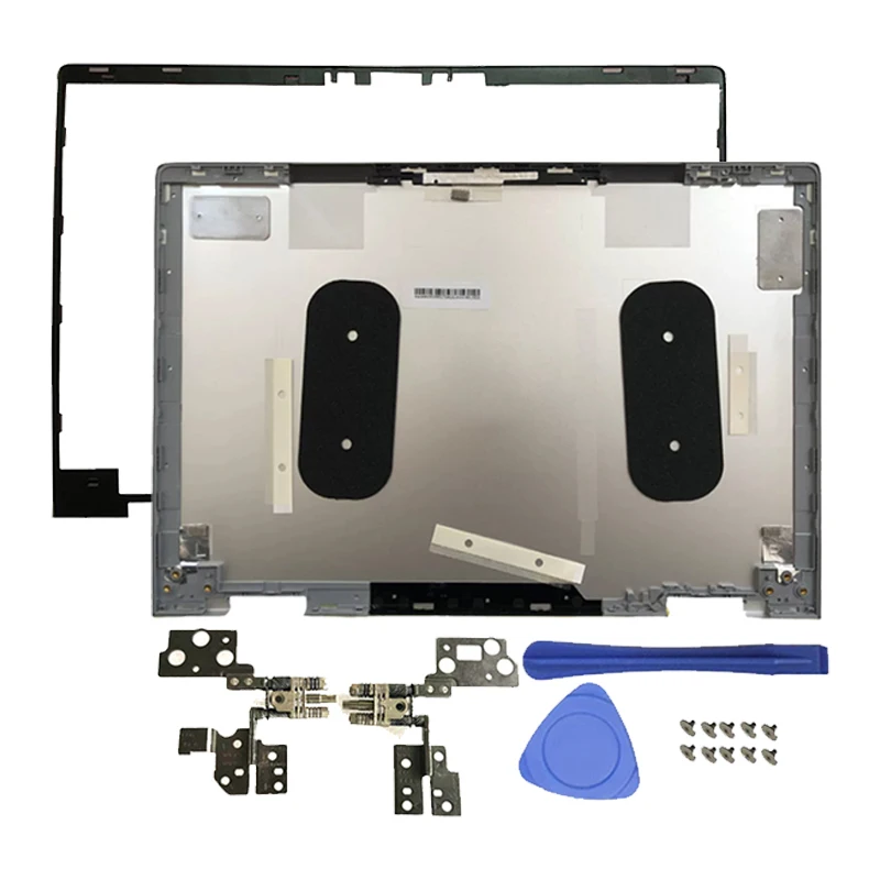 NEW Laptop Accessories Case For HP ENVY X360 15-BP 15-BQ 15M-BP TPN-W127 Notebook LCD Back Cover/Front Bezel/Hinges Screw Silver