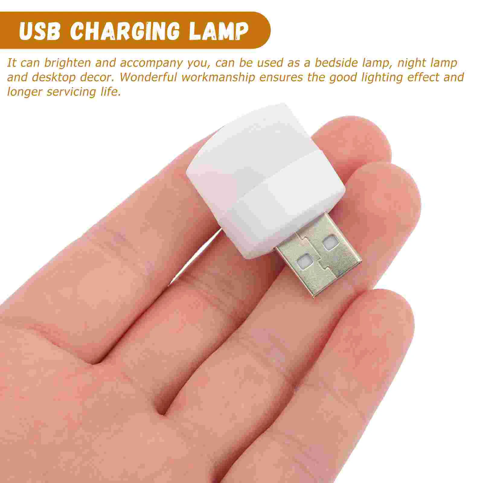 4 Pcs Mini USB Light Lights Lamp Led Desk Mushroom Table Lamps Bulb Night Portable Atmosphere Emergency Student for Bedroom